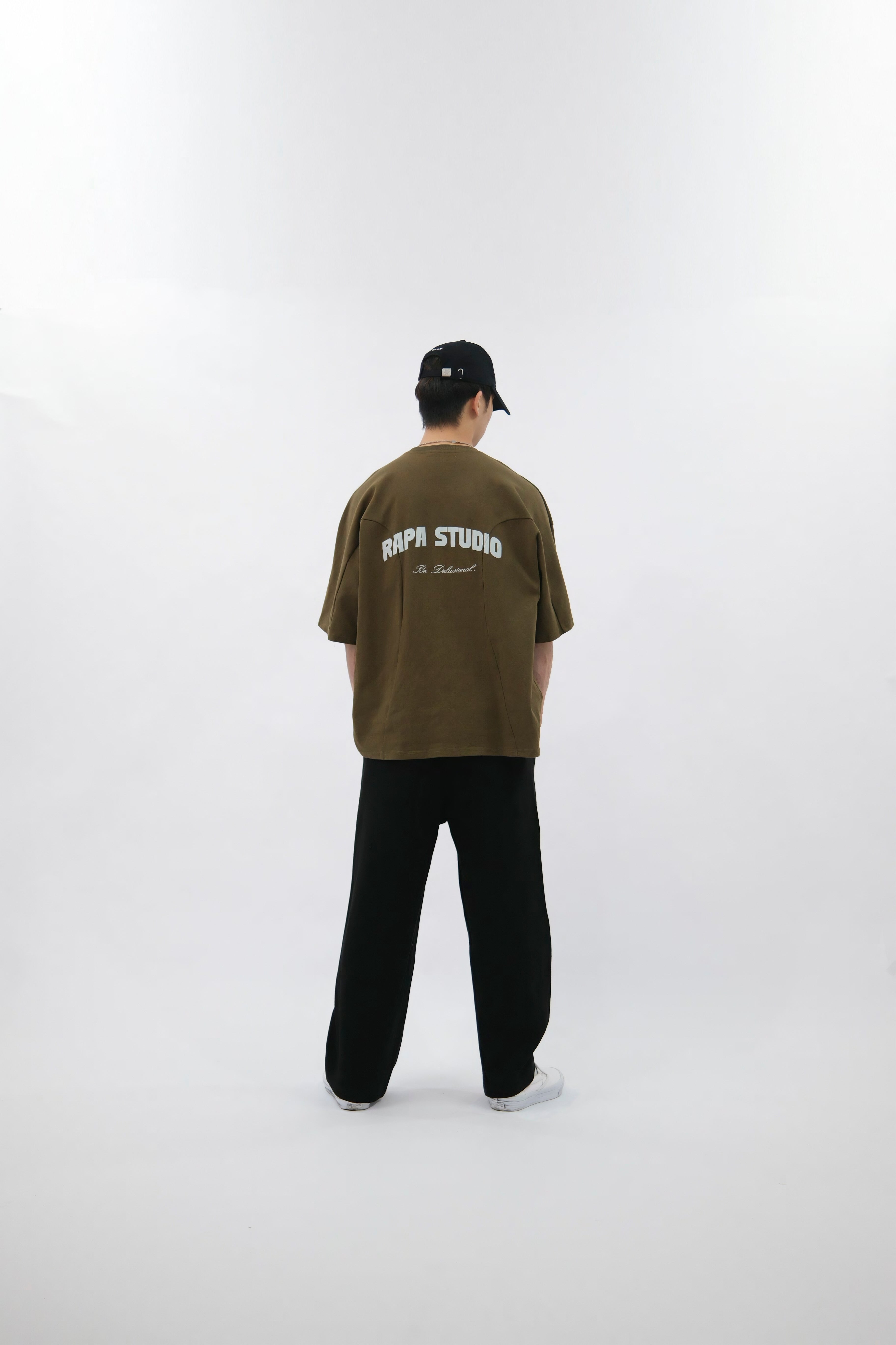STAR TEE - Brown Green