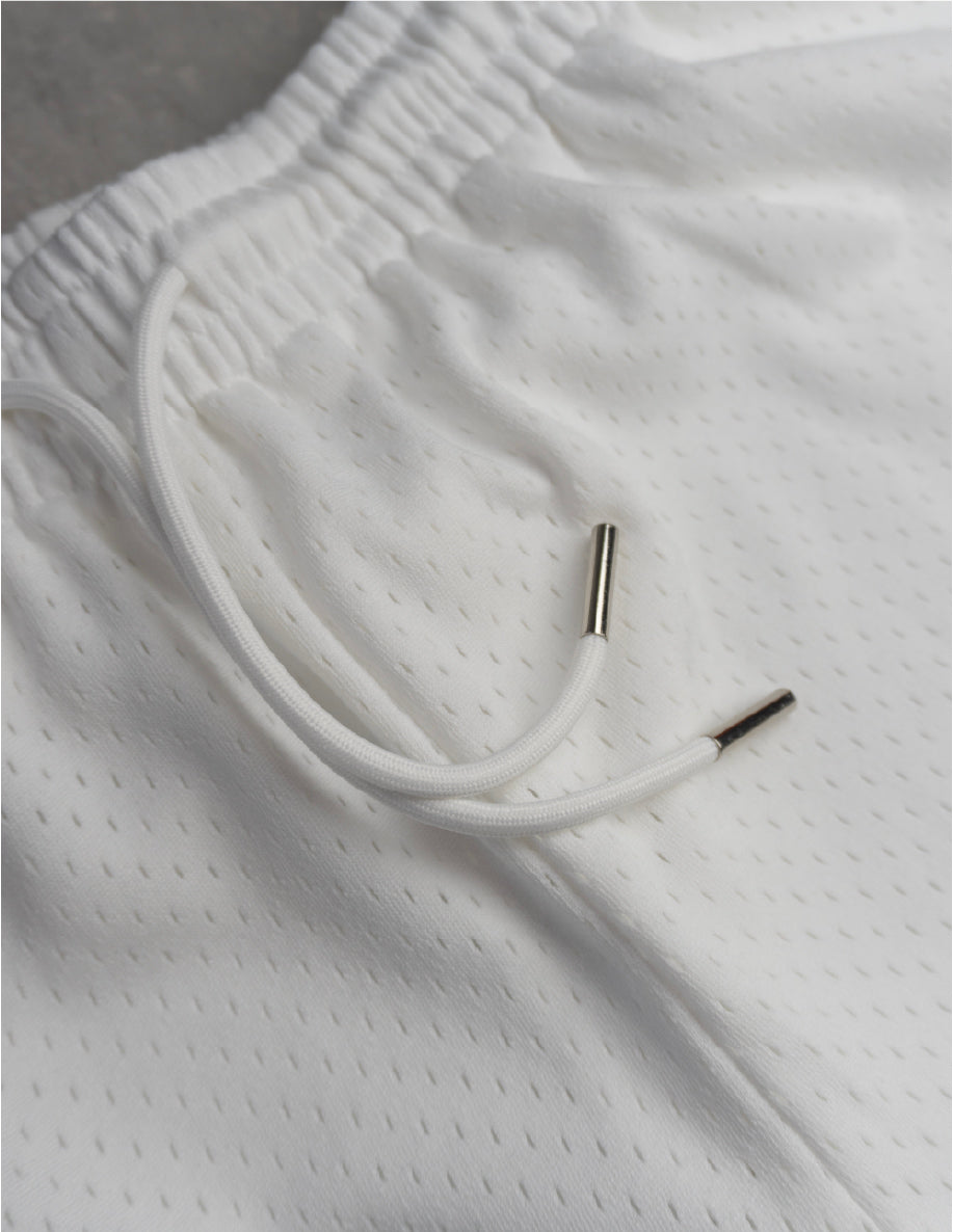 MESH SHORTS - White