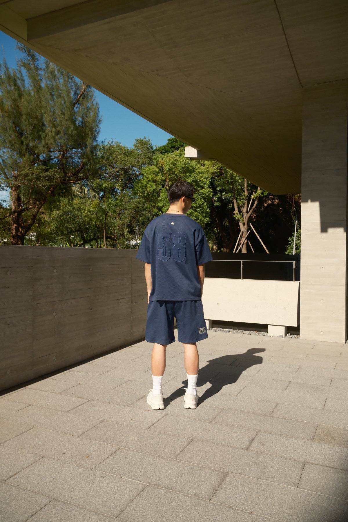 MESH T-SHIRT - Blue