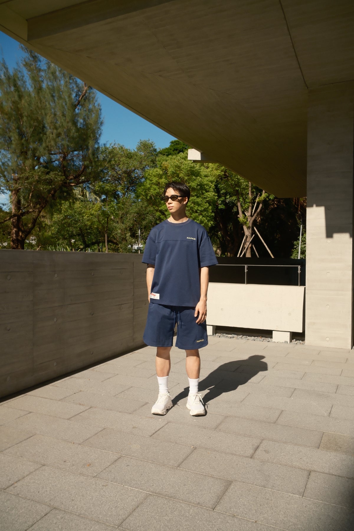MESH T-SHIRT - Blue