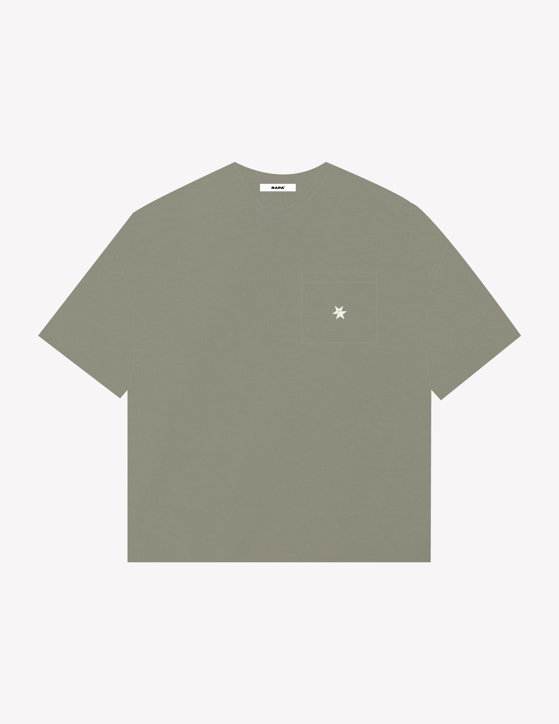 STAR TEE - Tea Green