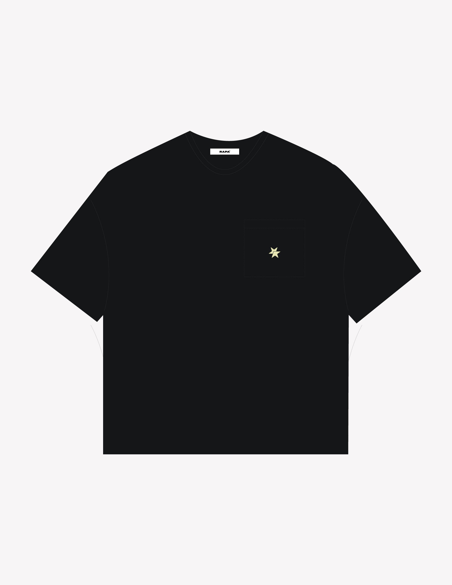 STAR TEE - Black